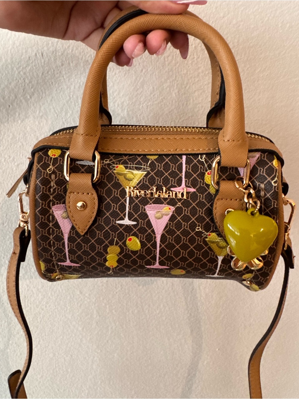 River Island Martini Mini Bowler Bag